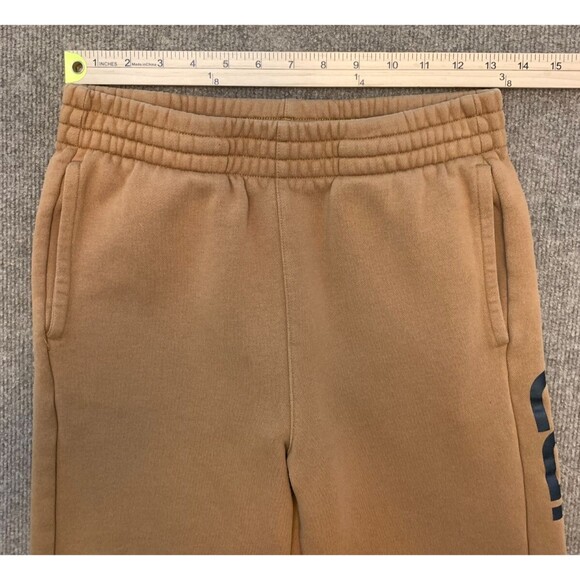 Carhartt Sweatpants Boys L (14-16) Fleece Logo Drawstring Waist Jogger Brown - Picture 3 of 7